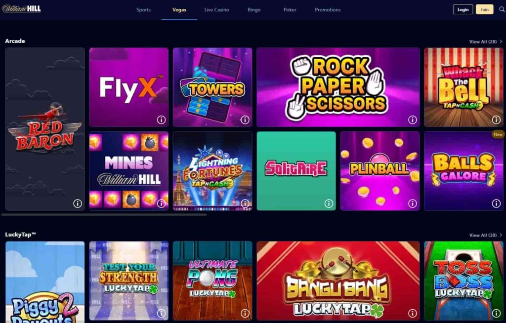 william hill online casino